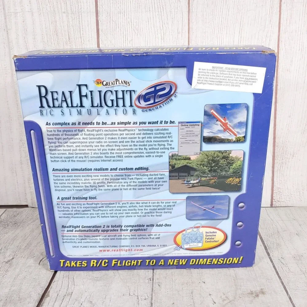 UNTESTED PARTS ONLY - Great Planes RealFlight R/C Flight Simulator Generation 2